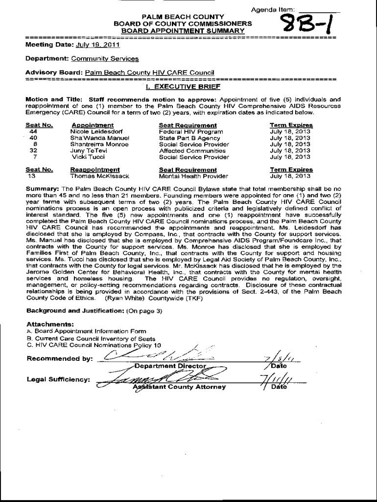 Pbcgov Com PubInf AgendaAgenda Item PALM BEACH COUNTY BOARD of COUNTY Pbcgov Com  Form