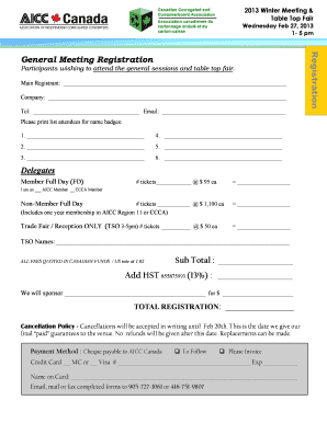 Delegate Registration Form Association of Independent