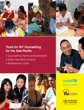 Tools for HIV Counselling for the Asia Pacific Unicef  Form