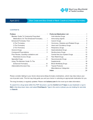 Blue Cross and Blue Shield of North Carolina Enhanced Formulary