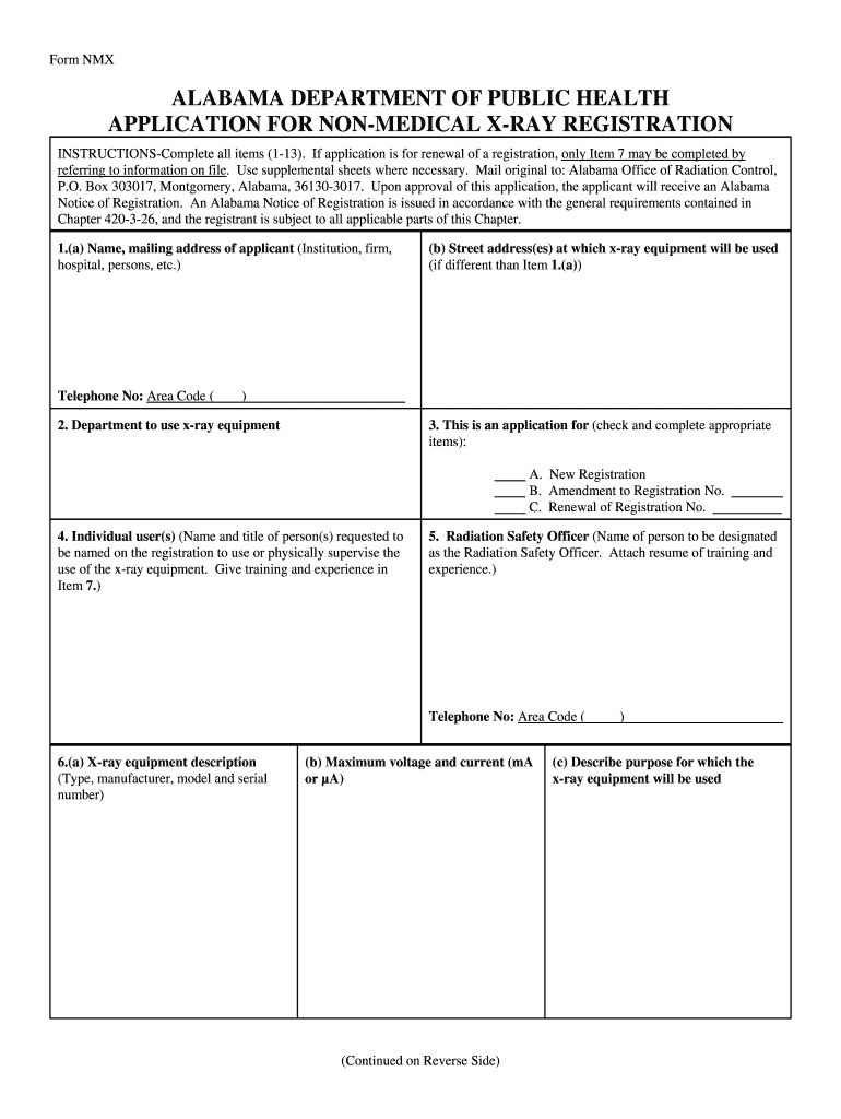 Alabama Depaartment of Health Refrigeration Temp for Food  Form