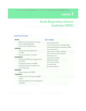 Acute Respiratory Distress  Form