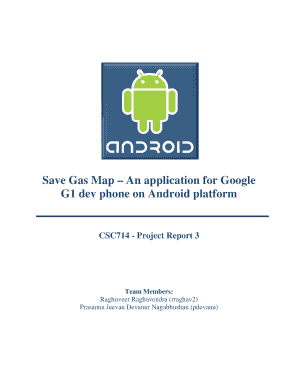Save Gas Map an Application for Google  Form