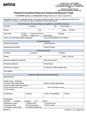 Husky Prior Authorization Form Medication