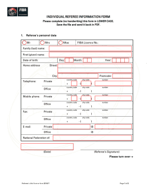 Fiba Form