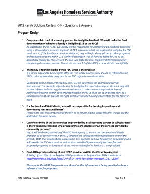 Can You Explain the 211 Screening Process for Ineligible Families Documents Lahsa  Form