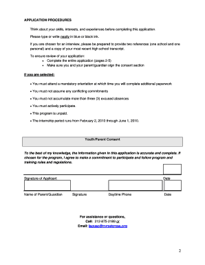 NYC Citizen Corps Council Youth Program Application NYC Gov  Form