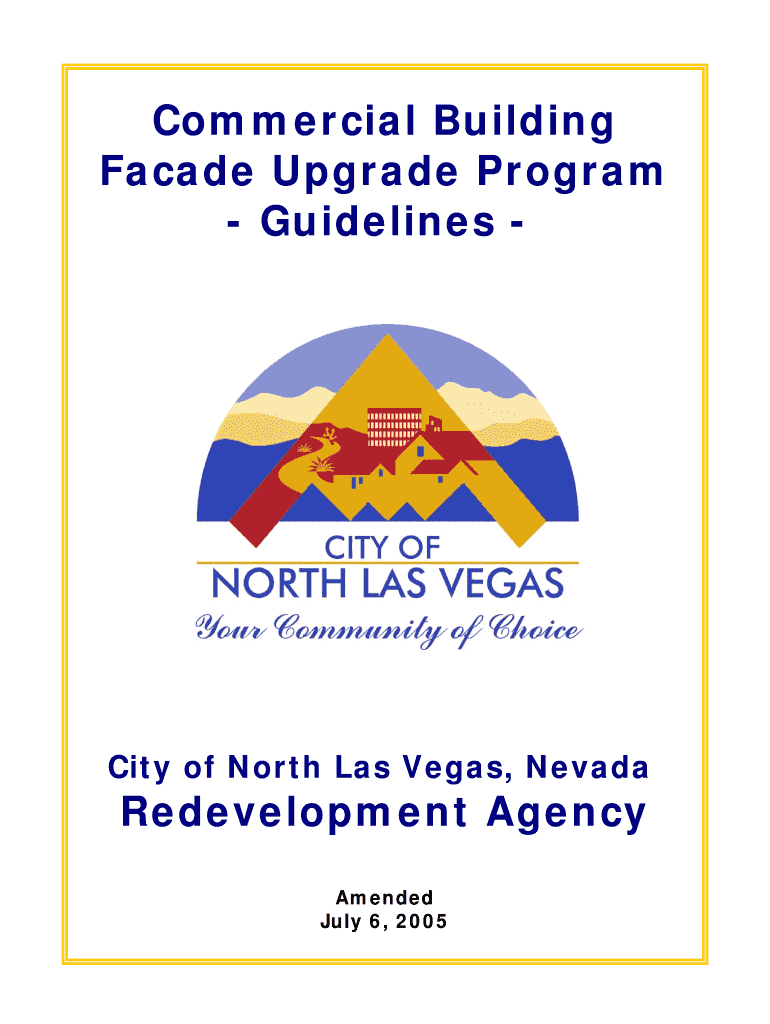 Commercial Rehabilitation Program and Application City of North  Form