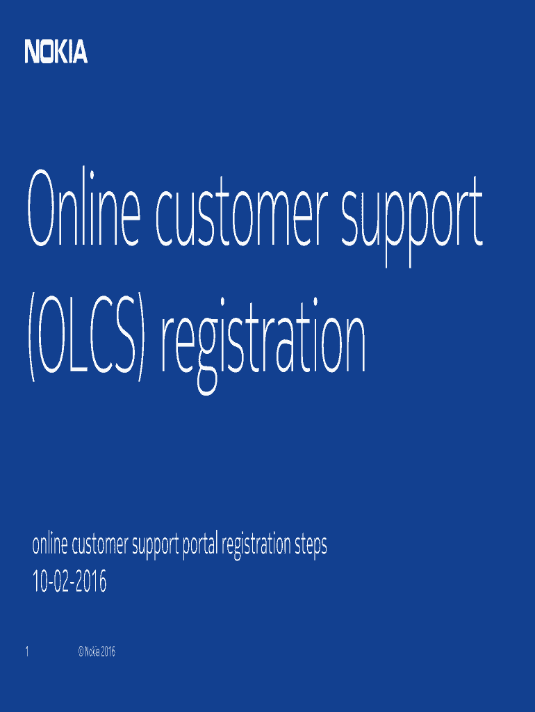 Online Customer Support  Form