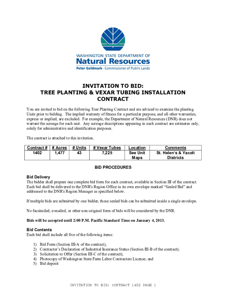 1402 Department of Natural Resources  Form