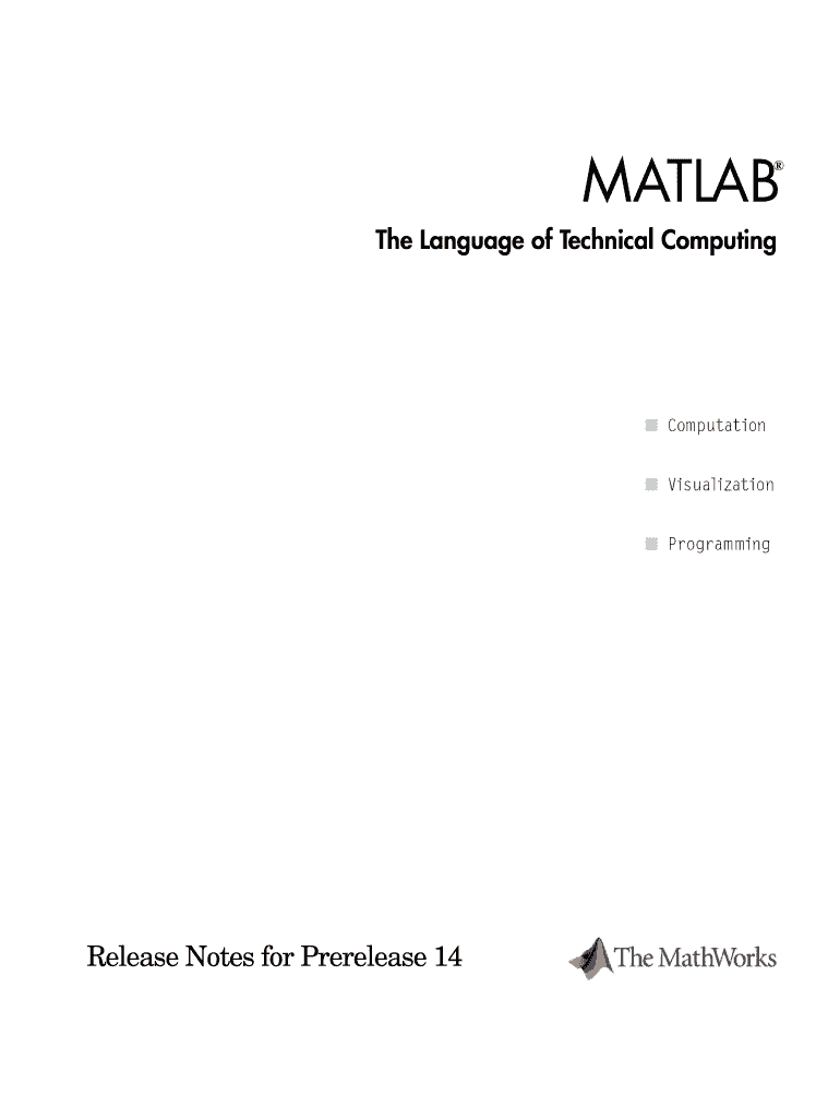 Matlab7 Release Notes PDF 317KB Engineering School Class Classes Engineering Wustl  Form