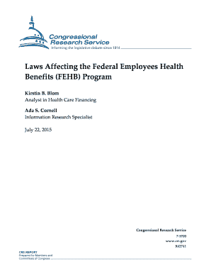 Laws Affecting the Federal Employees Health  Form
