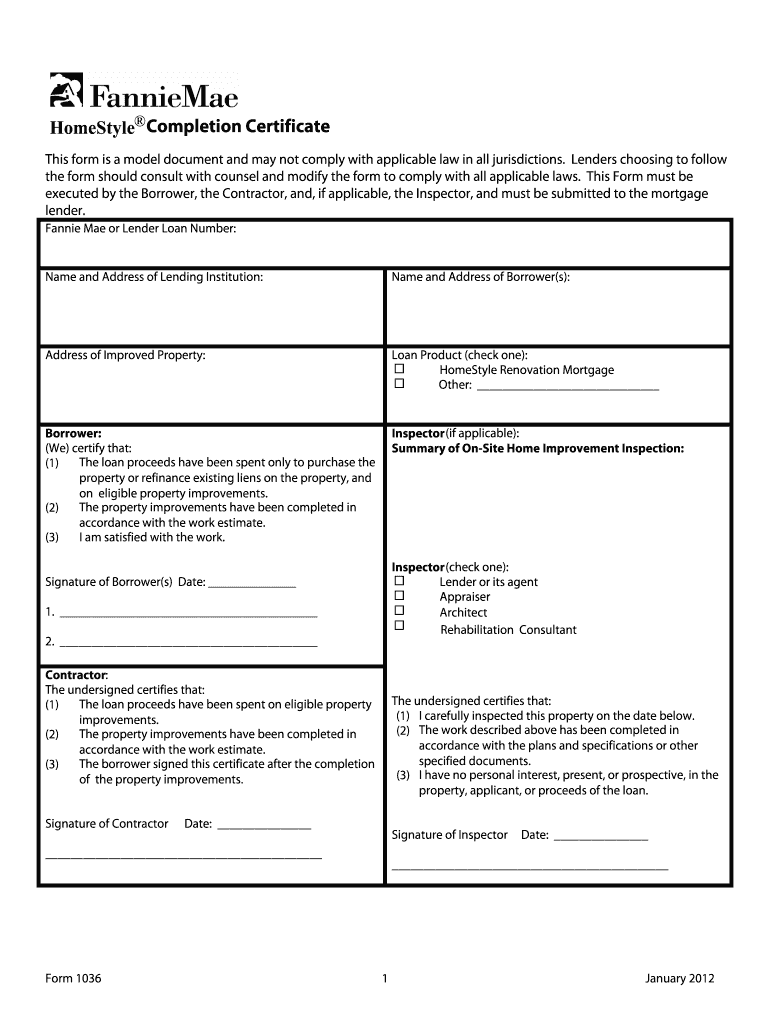  Instruction for Form 1036 2012-2024