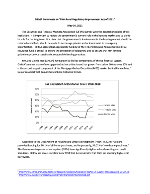 SIFMA Comments on FHA Rural Regulatory Improvement Act of  Form