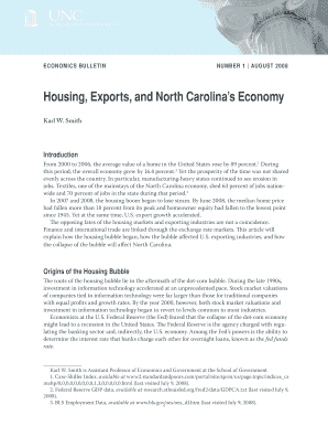 Housing, Exports, and North Carolinas Economy  Form