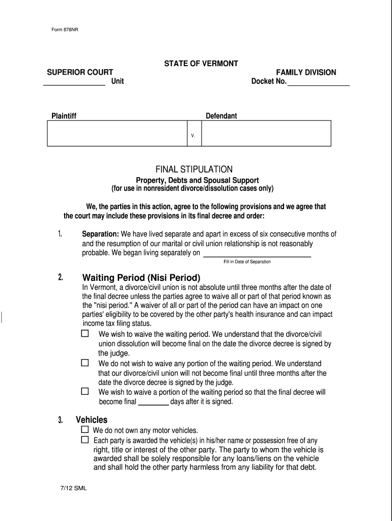  Form 878nr 2012-2024