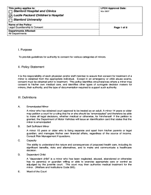 Stanford IRB Definitions &amp;amp;amp; Glossary Human Subjects IRB  Form