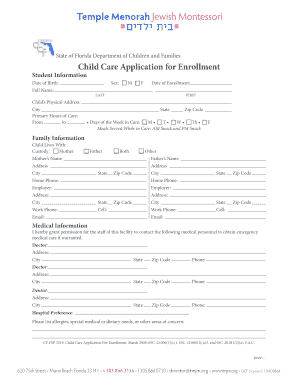 Students Dcf Form Fill Up