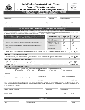 Form 412 Cdl