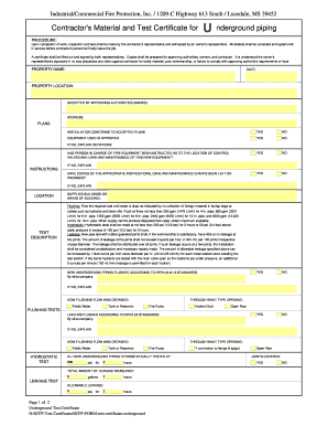 Icfp Test Certificate Form