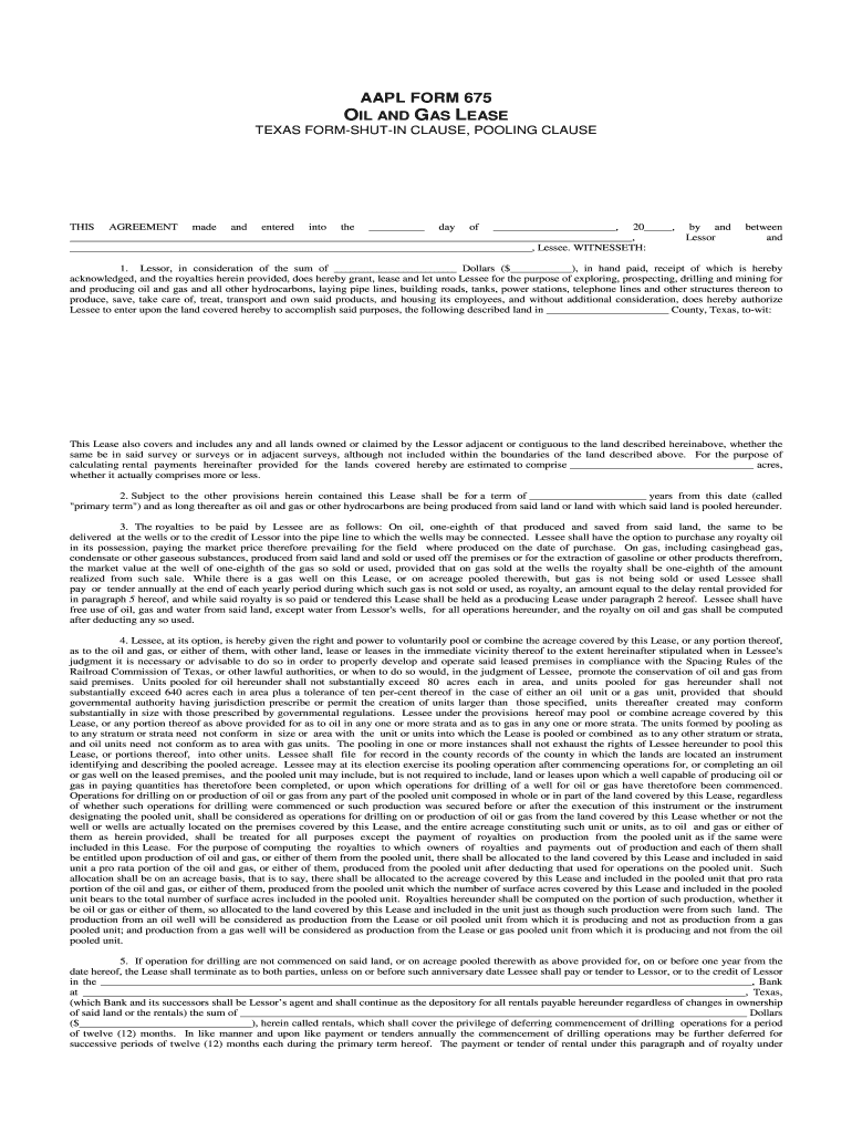 This Lease Also Covers and Includes Any and All Lands Owned or Claimed by the Lessor Adjacent or Contiguous to the Land Descri  Form