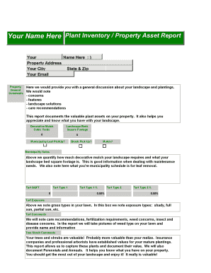 Landscape PDF Sample  Form