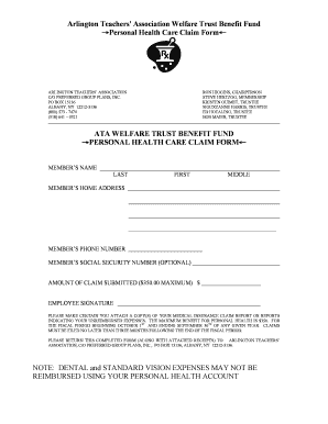 Arlington Teachers Association  Form