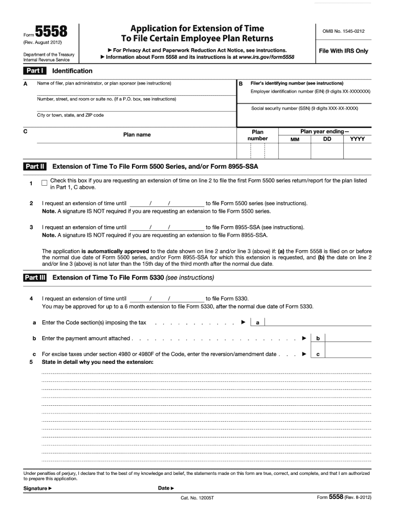 2017 5558 form