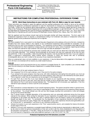 Pr Application Form 4a Sample