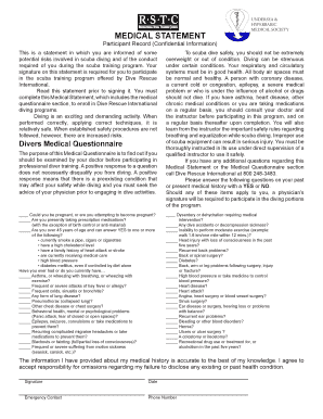 Scuba Rstc Liability Release Form