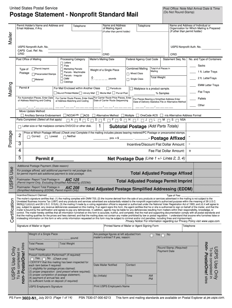  Ps 3602 Form 2013