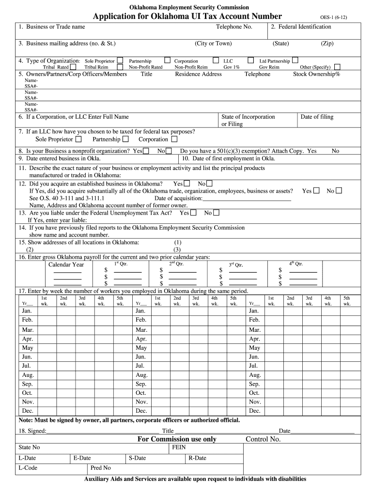  Oes 1 Form 2017