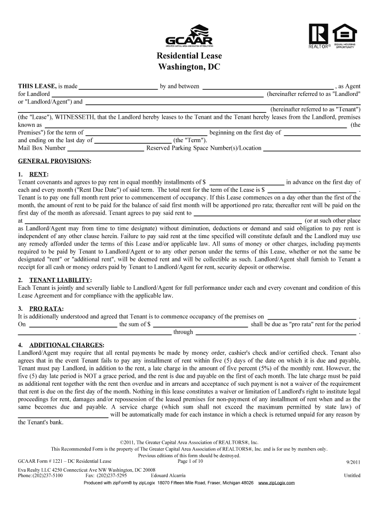  Dc Lease Agreement 2011-2024