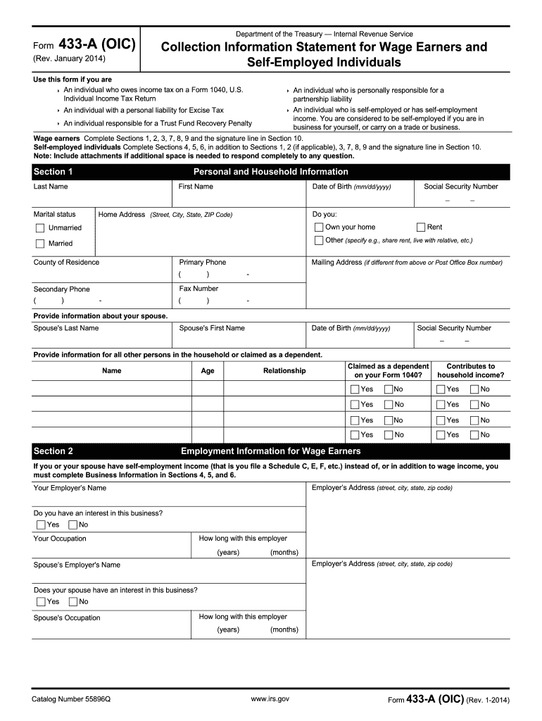  433  Form 2014