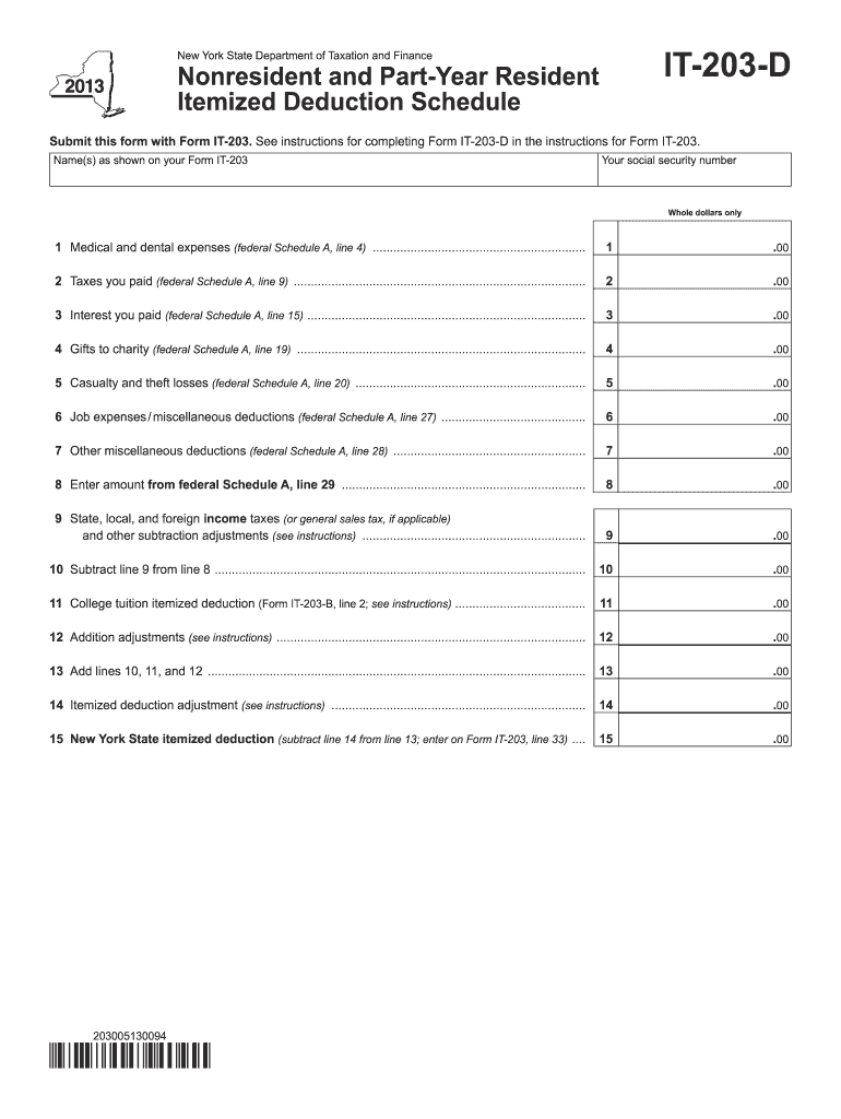  it 203 D Form 2017-2024