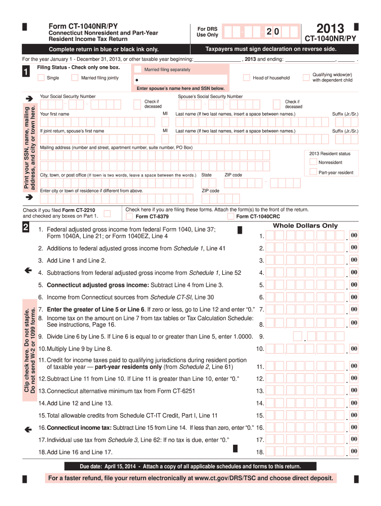  Ct Tax Return Form 2019