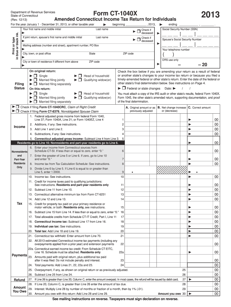 Get and Sign Amended Form 2019-2022