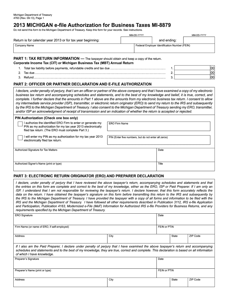  Form 4763 2013