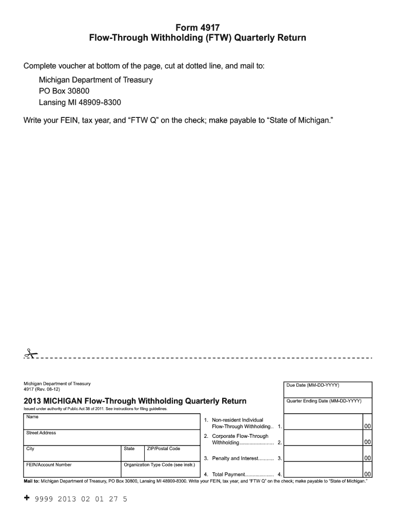  Michigan Form Return 2016-2024