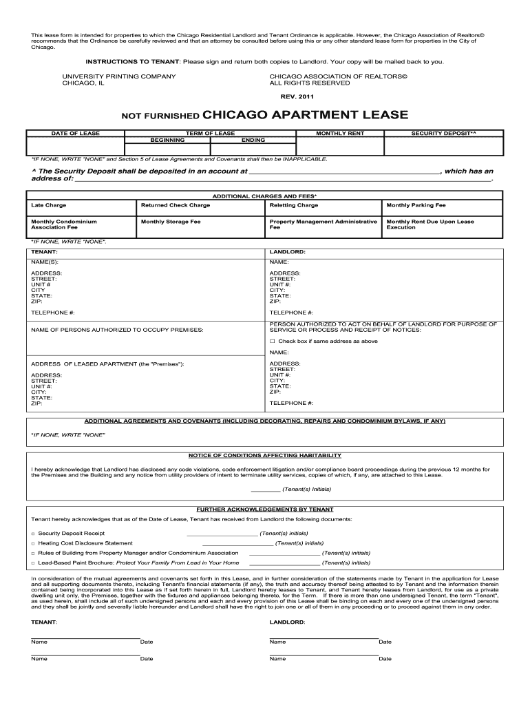  Chicago Lease 2011-2024
