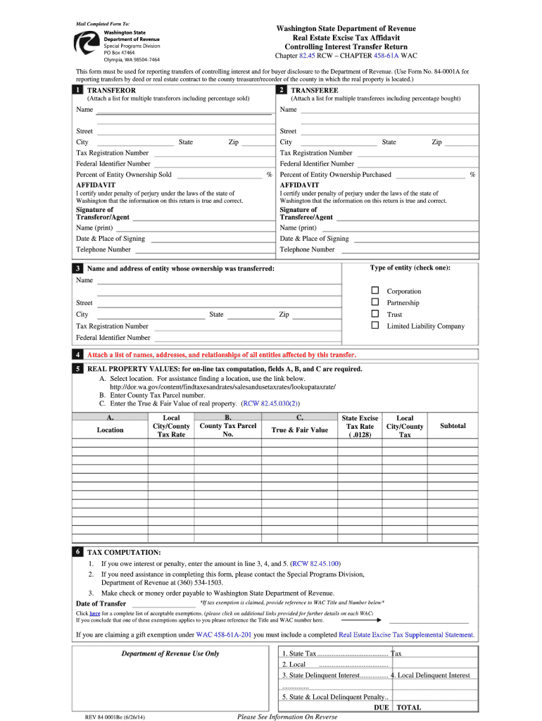  84 0001a  Form 2014