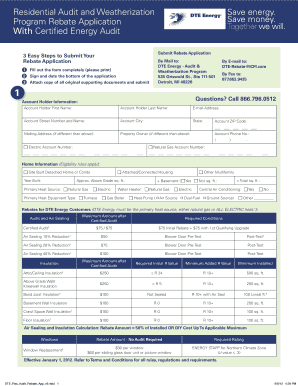  Dte Weatherization Program 2012-2024