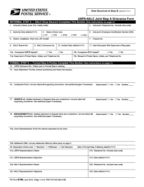 Ps Form 8190 - Fill Out and Sign Printable PDF Template | signNow