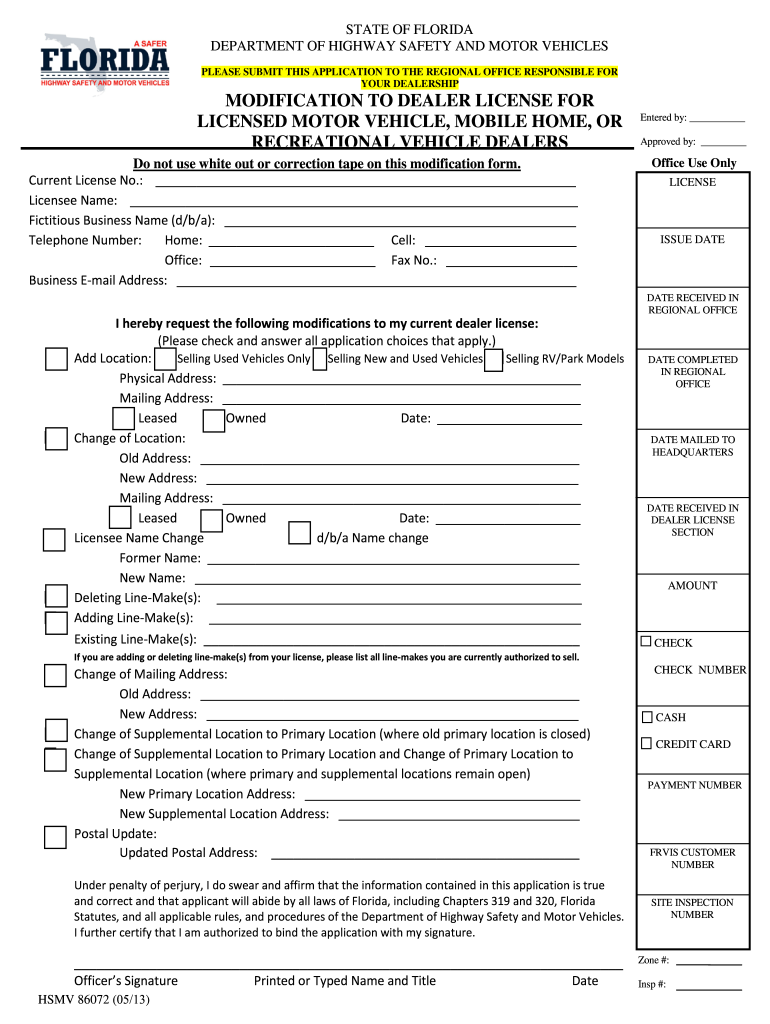  86072 Form 2013