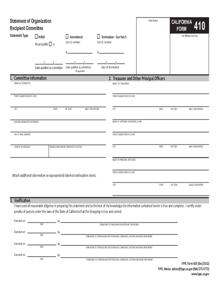  Form410 2012-2024