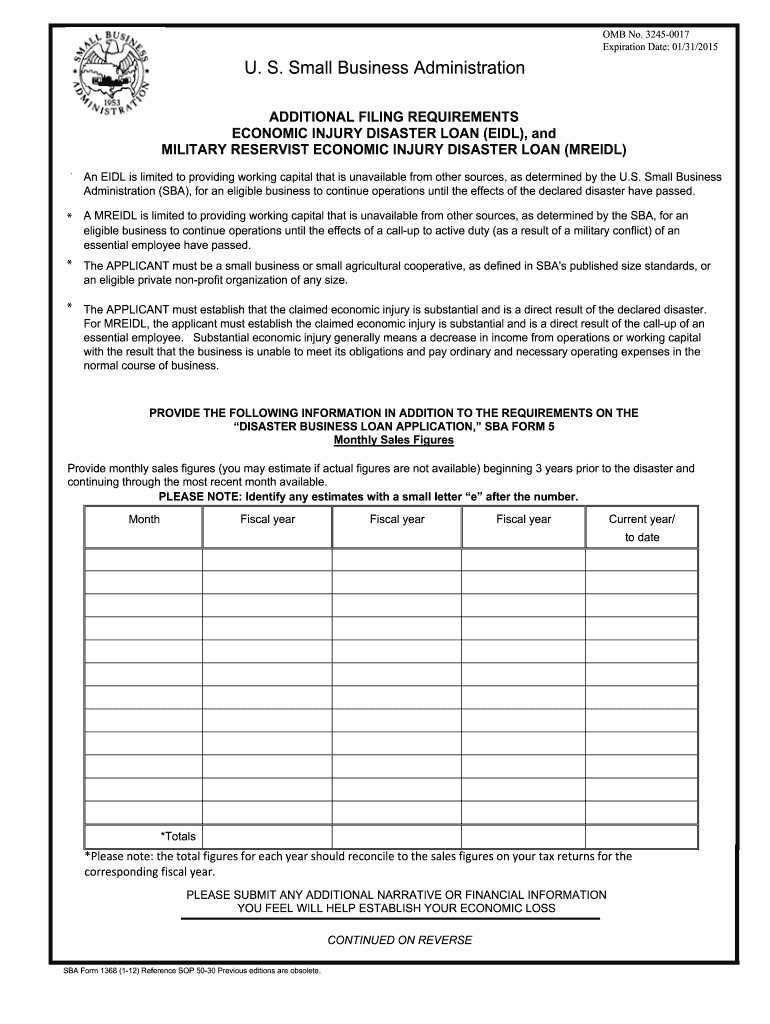 sba loan assignment form