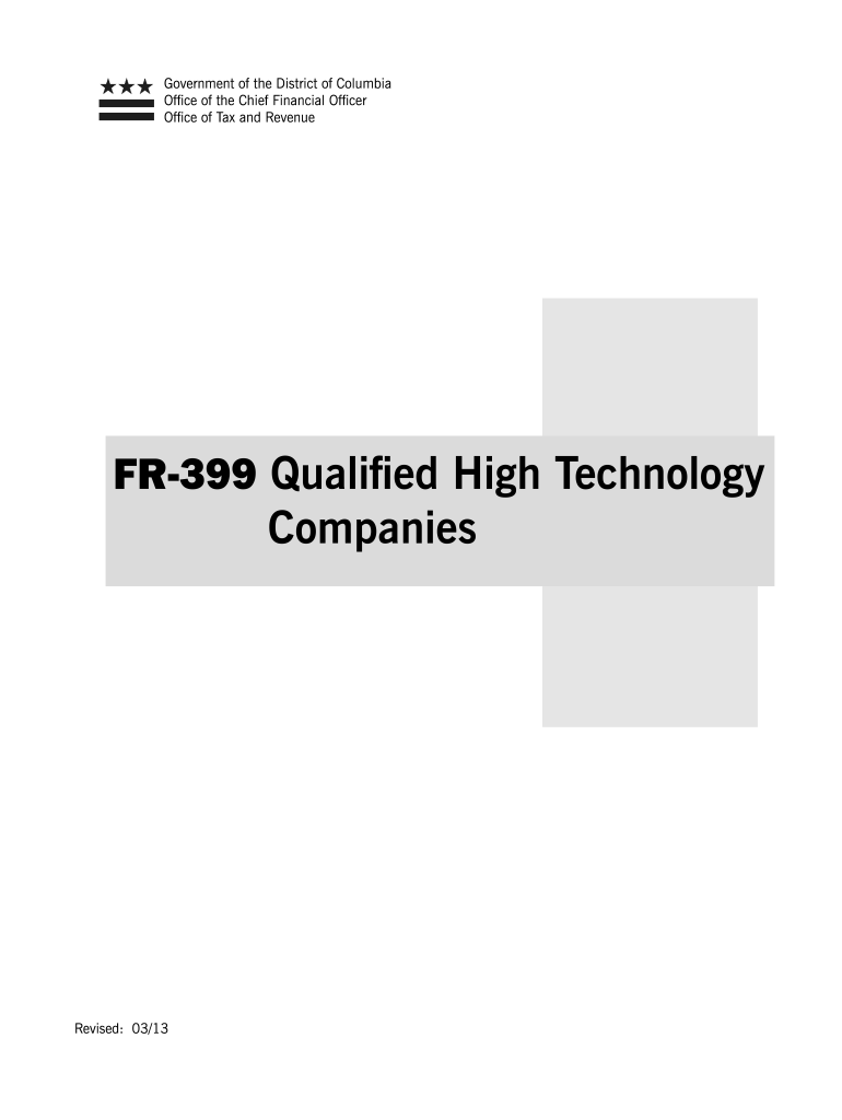  FR 399 Qualified High Technology Companies  Otr  the District of    Otr Cfo Dc 2013