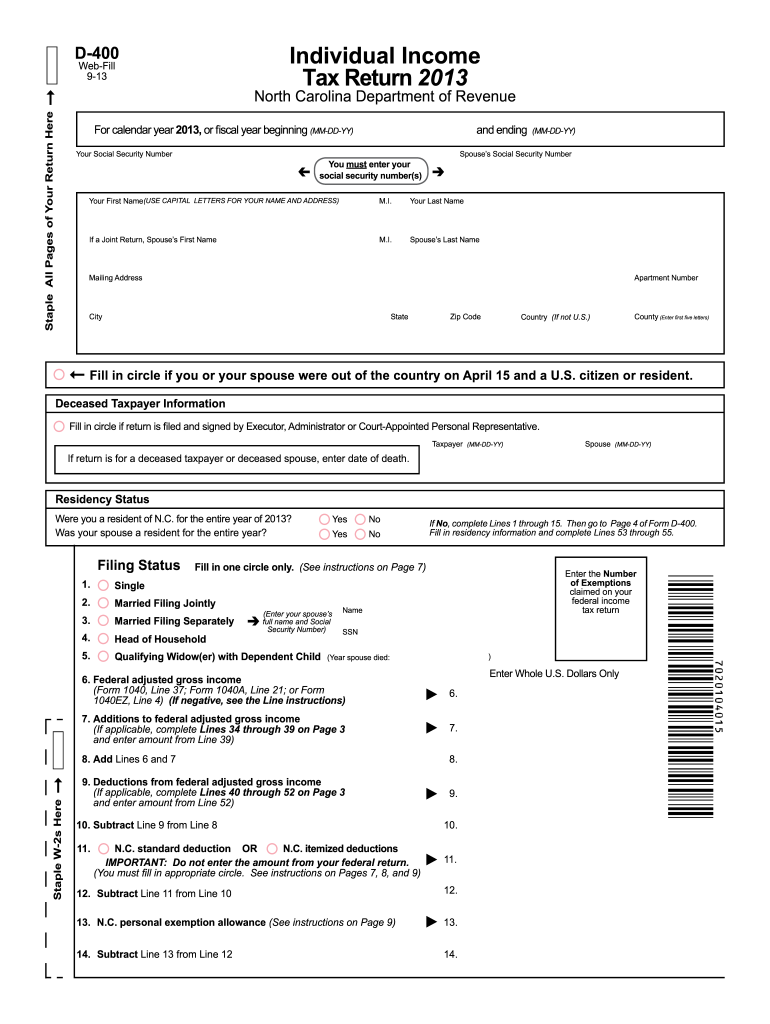 Get and Sign Nc Form Tax 2019