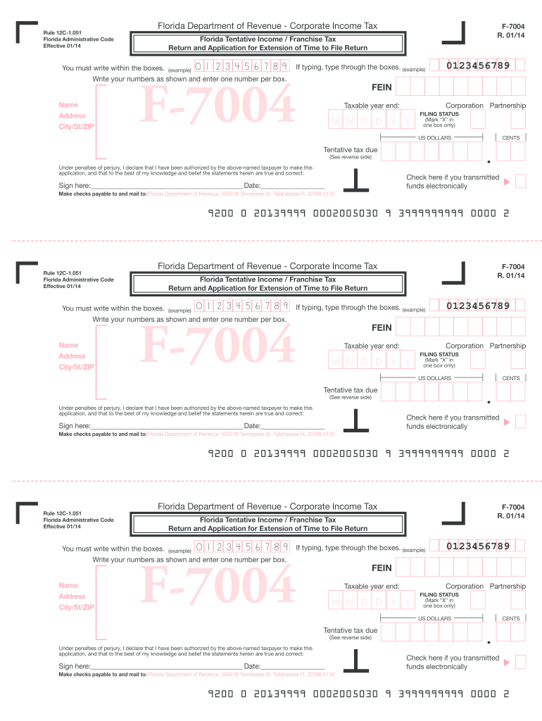  F 7004 Form 2017