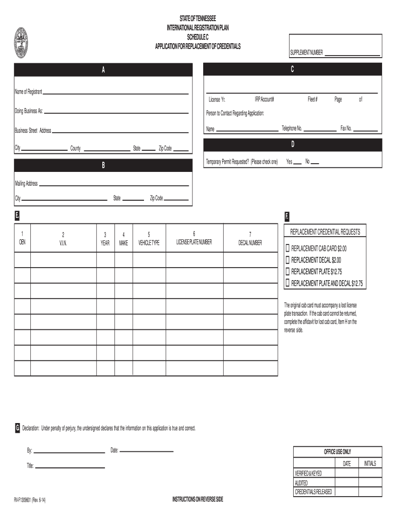  International Registration Plan 2014-2024